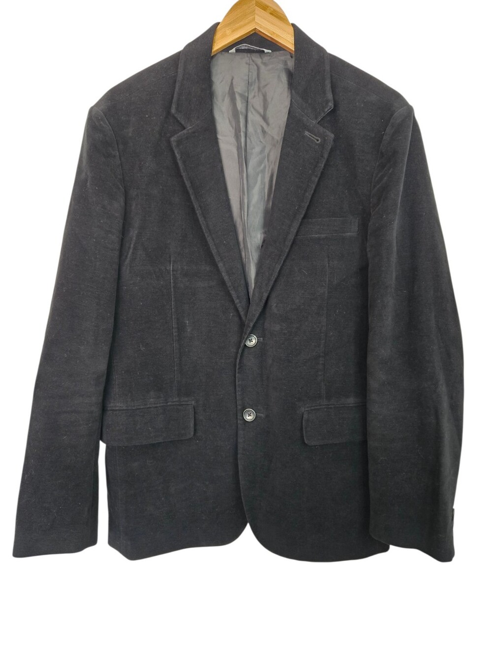 🖤 GAP Black Cotton Blazer Jacket Women's Medium Classic Career Office Business